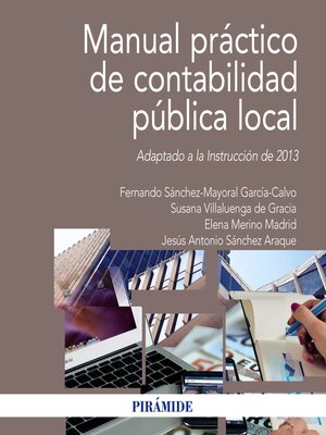 cover image of Manual práctico de contabilidad pública local